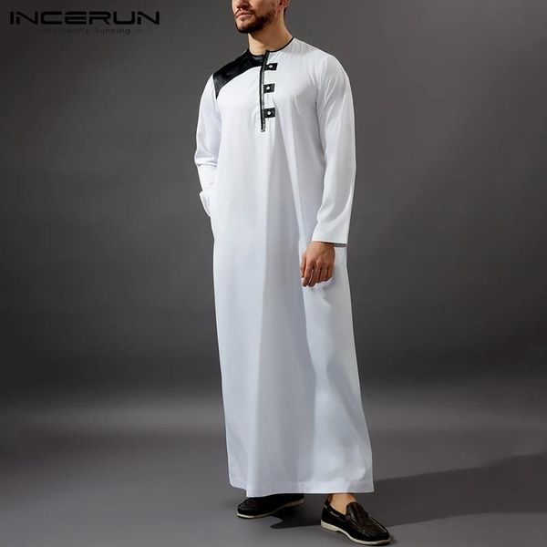 incerun men long sleeve o neck jubba thobes vintage patchwork muslim kaftan robes leisure buttons middle east arabic long robes7, Red
incerun men long sleeve o neck jubba thobes vintage patchwork muslim kaftan robes leisure buttons middle east arabic long robes7, Red
