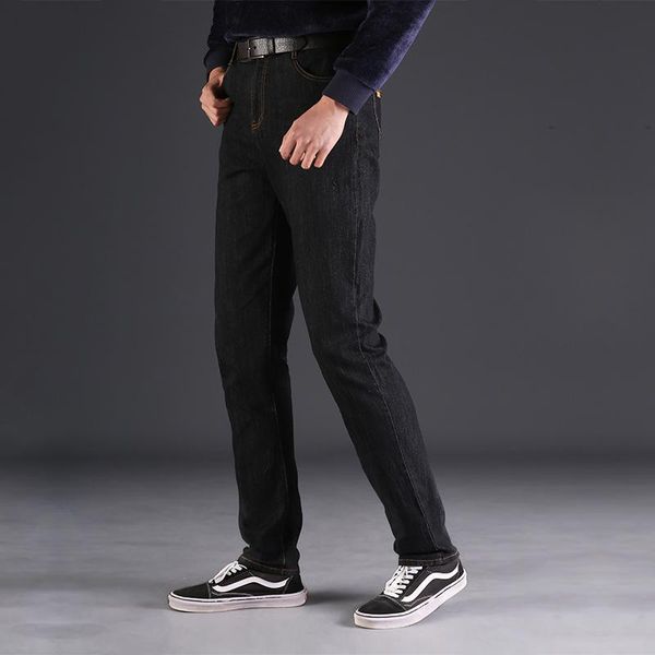 men's jeans 2021 plus-size black classic spring/summer men's youth pure cotton straight stretch brand fashion casual denim pants, Blue
men's jeans 2021 plus-size black classic spring/summer men's youth pure cotton straight stretch brand fashion casual denim pants, Blue