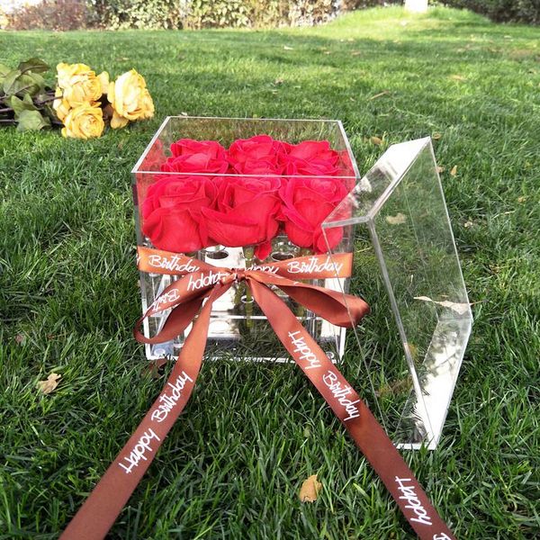 mordoa acrylic flowers box rose keep fresh box water jets for flowers rose gift jewelry display jewelry storage, Pink;blue
mordoa acrylic flowers box rose keep fresh box water jets for flowers rose gift jewelry display jewelry storage, Pink;blue