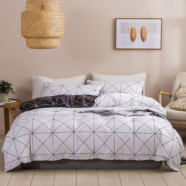 3pcs home textile polyester geometric printed duvet cover set comfortable washable bed sheet with zipper closure pillow cases
3pcs home textile polyester geometric printed duvet cover set comfortable washable bed sheet with zipper closure pillow cases