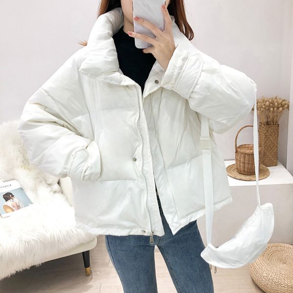 fitaylor winter women coat white duck down parkas short khaki puffer jacket warm overcoat c1204, Black
fitaylor winter women coat white duck down parkas short khaki puffer jacket warm overcoat c1204, Black