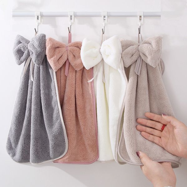 bowknot hanging hand towel soft dry towels with hoop microfiber coral velvet absorbent super soft cute for kitchen bathroom kids adults 1222
bowknot hanging hand towel soft dry towels with hoop microfiber coral velvet absorbent super soft cute for kitchen bathroom kids adults 1222