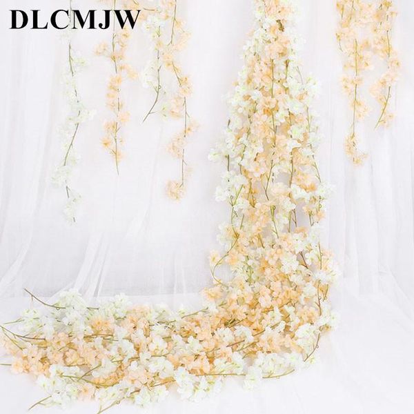 1pcs artificial flower vine silk cherry blossoms plant vine for wedding garden home decor artificial flower fake
1pcs artificial flower vine silk cherry blossoms plant vine for wedding garden home decor artificial flower fake
