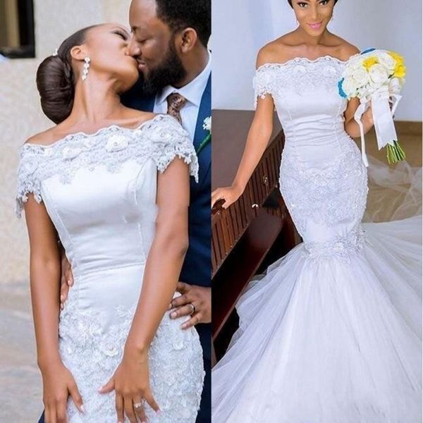 2021 new wedding of the vintage bride mermaid black girl dress women' gowns off her shoulder rentals kq9n, White
2021 new wedding of the vintage bride mermaid black girl dress women' gowns off her shoulder rentals kq9n, White