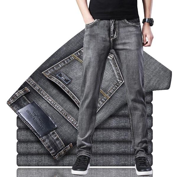 brand men's new stretch regular fit jeans business casual classic style fashion variety denim trousers male black blue gray pant
brand men's new stretch regular fit jeans business casual classic style fashion variety denim trousers male black blue gray pant