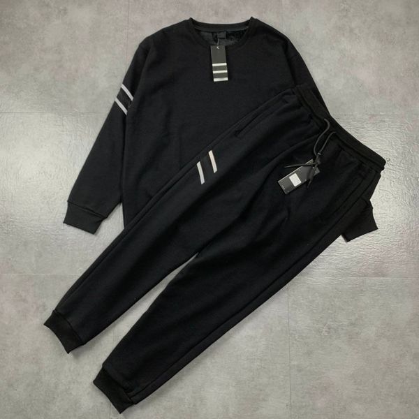 classic men's tracksuits striped letter pattern sweatsuits men hoodies + joggers casual sport outerwear women outfits, Gray
classic men's tracksuits striped letter pattern sweatsuits men hoodies + joggers casual sport outerwear women outfits, Gray