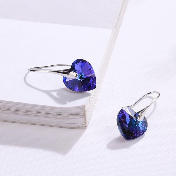 dangle & chandelier 2021 trend year gift unusual earrings love heart shape with genuine crystal from austria bijoux jewelry multi colors opt, Silver
dangle & chandelier 2021 trend year gift unusual earrings love heart shape with genuine crystal from austria bijoux jewelry multi colors opt, Silver