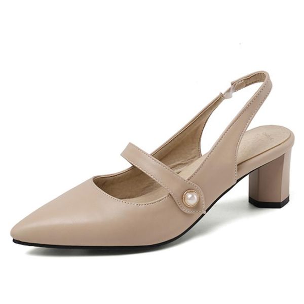 fanyuan 2021 pointed toe fashion bead women pumps pu leather back strap sandals square high heel slingback women shoe size 30-48, Black
fanyuan 2021 pointed toe fashion bead women pumps pu leather back strap sandals square high heel slingback women shoe size 30-48, Black