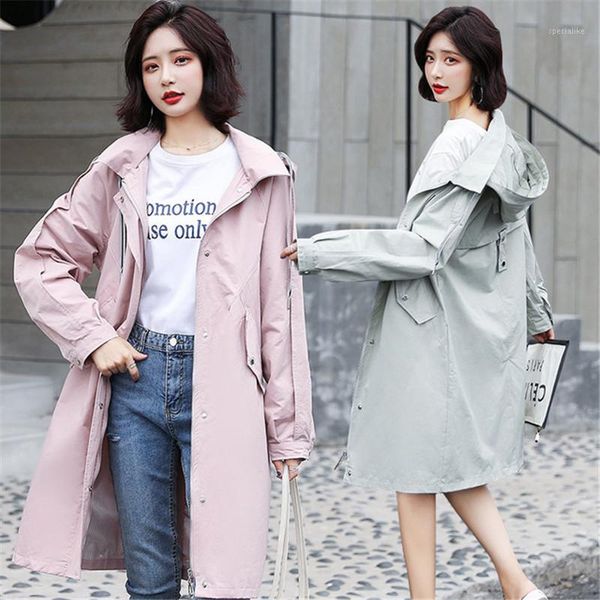 new fashion hooded chic waist windbreaker women's 2019 spring autumn loose bf long trench coat overcoats xa1261, Tan;black
new fashion hooded chic waist windbreaker women's 2019 spring autumn loose bf long trench coat overcoats xa1261, Tan;black