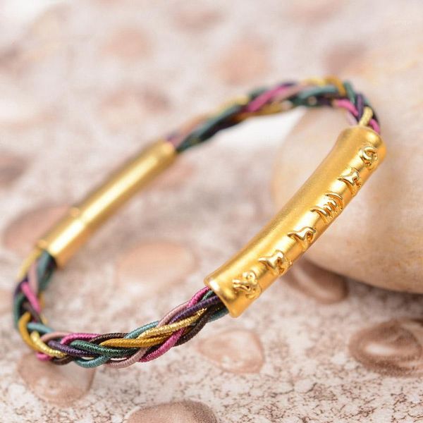 charm bracelets fashion six-word rumor bracelet color hand-woven hand rope 1, Golden;silver
charm bracelets fashion six-word rumor bracelet color hand-woven hand rope 1, Golden;silver