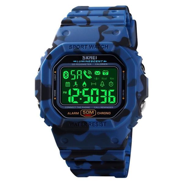 skmei style sport men's watches bluetooth digital watch luminous waterproof pu bracelet shock male wristwatches relogio 1629, Slivery;brown
skmei style sport men's watches bluetooth digital watch luminous waterproof pu bracelet shock male wristwatches relogio 1629, Slivery;brown