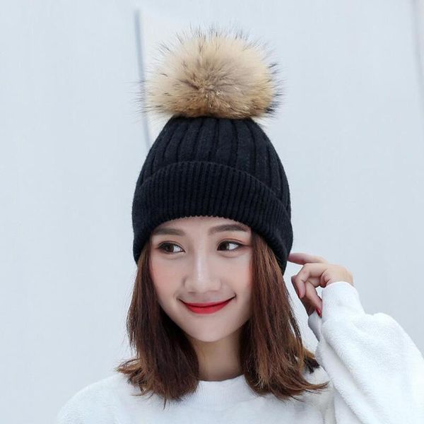 beanie/skull caps cuhakci outwear thick hats girl warm knitted hairball raccoon fur winter skullies women beanie, Blue;gray
beanie/skull caps cuhakci outwear thick hats girl warm knitted hairball raccoon fur winter skullies women beanie, Blue;gray