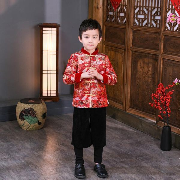 ethnic clothing traditional chinese style year outfits children retro hanfu jackets tang suit kids boys cardigan coat oriental, Red
ethnic clothing traditional chinese style year outfits children retro hanfu jackets tang suit kids boys cardigan coat oriental, Red