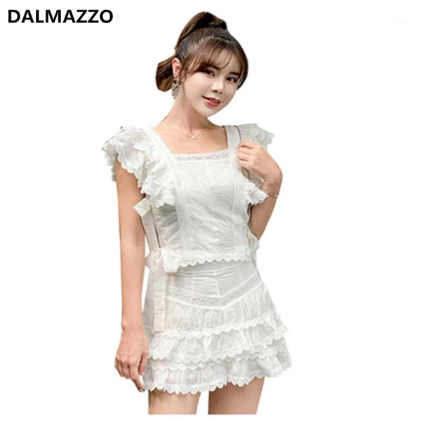 lace embroidery womans square collar sleeveless short + min skirt 2 pieces sets 2020 summer women's fashion skirt suits1, White
lace embroidery womans square collar sleeveless short + min skirt 2 pieces sets 2020 summer women's fashion skirt suits1, White