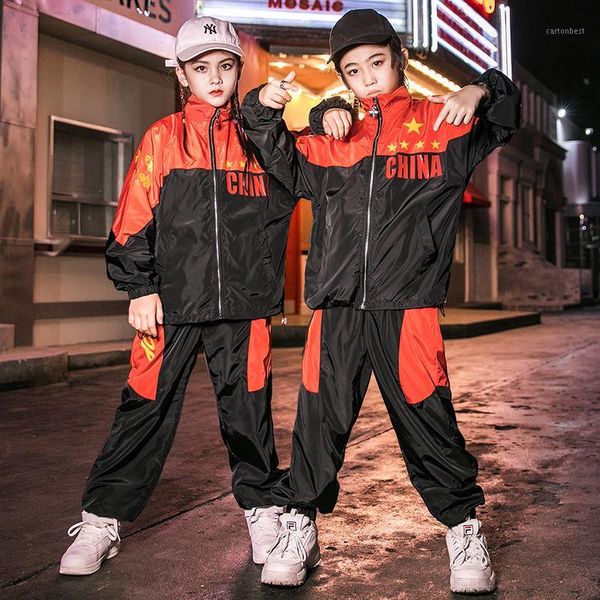 stage wear children's hip hop dance costume kids year's day performance outfit street clothing fashion ropa hiphop dancewear 30481, Black;red
stage wear children's hip hop dance costume kids year's day performance outfit street clothing fashion ropa hiphop dancewear 30481, Black;red