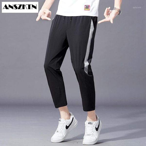 anszktn new arrivals men's male streetwear fashion mens casual jogging pants new elastictrousers men's active thin trousers1, Black
anszktn new arrivals men's male streetwear fashion mens casual jogging pants new elastictrousers men's active thin trousers1, Black