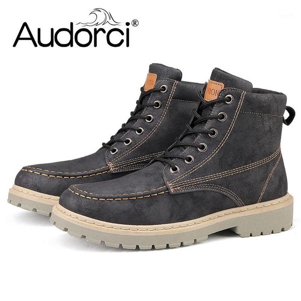 audorci 2020 autumn men pu leather boots man 4 colors ankle boot male fashion outdoor waling shoe size 39-441, Black
audorci 2020 autumn men pu leather boots man 4 colors ankle boot male fashion outdoor waling shoe size 39-441, Black