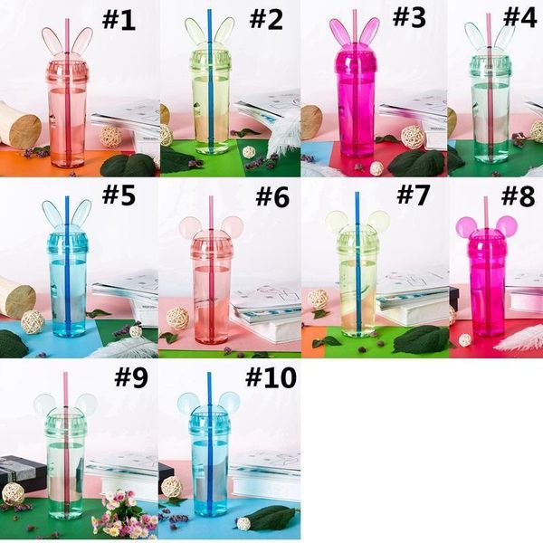 rabbit tumblers colorful transparent mouse ear water bottle with straw and lid cup milke coffee mug girls gift dhe1469
rabbit tumblers colorful transparent mouse ear water bottle with straw and lid cup milke coffee mug girls gift dhe1469