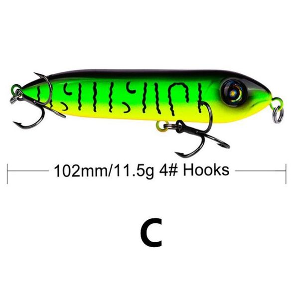 1pcs snake head pencil fishing lure 10.2cm/11.5g pesca hooks isca artificial plastic wobbler hard bait crankbait fishin sqcvum
1pcs snake head pencil fishing lure 10.2cm/11.5g pesca hooks isca artificial plastic wobbler hard bait crankbait fishin sqcvum