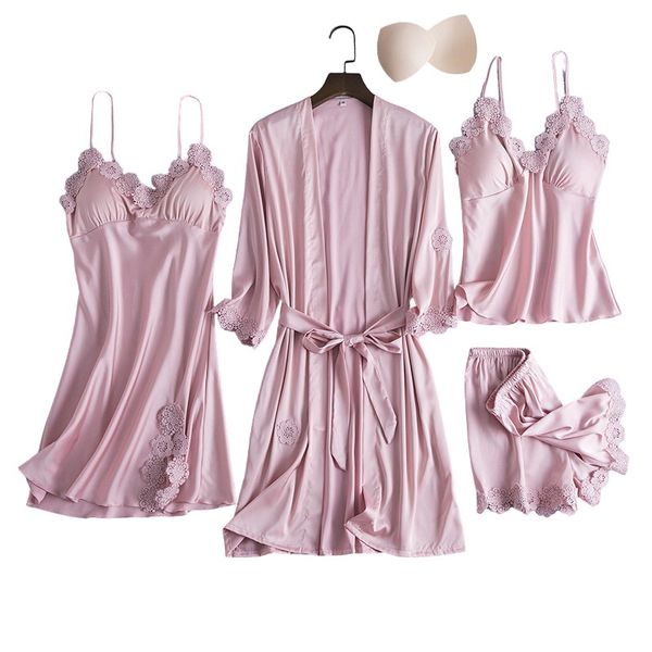 satin bride bridesmaide wedding robe set lace women sleepwear home wear pajamas summer new kimono suit nightwear, Black;red
satin bride bridesmaide wedding robe set lace women sleepwear home wear pajamas summer new kimono suit nightwear, Black;red