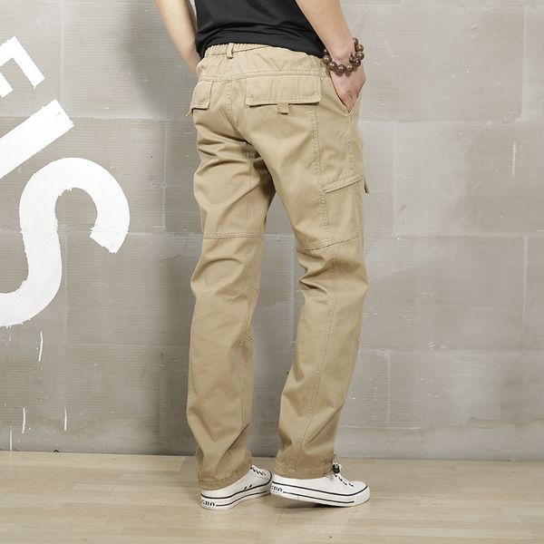 icpans cargo pants loose khaki cargo pants men casual elastic waist military cargo pants men army green summer male trousers lj201007, Black
icpans cargo pants loose khaki cargo pants men casual elastic waist military cargo pants men army green summer male trousers lj201007, Black
