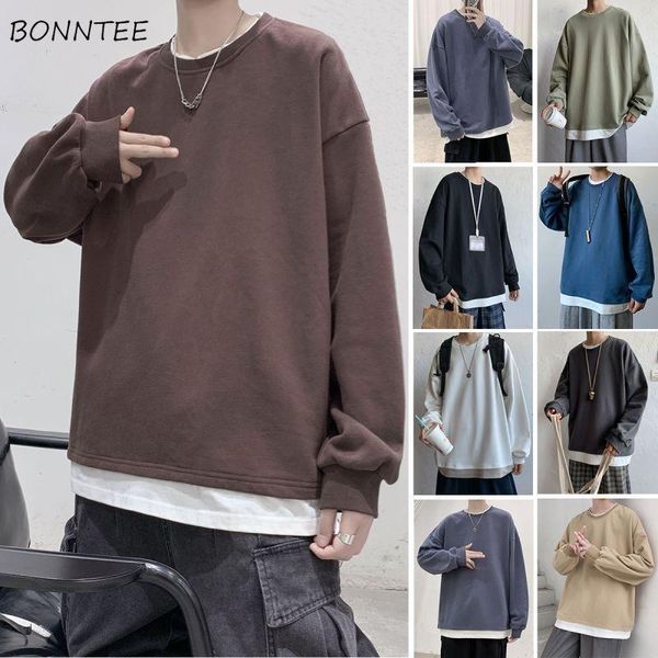men no hat hoodies patchwork fake two pieces simple new ins male all-match chic korean style ulzzang streetwear daily students, Black
men no hat hoodies patchwork fake two pieces simple new ins male all-match chic korean style ulzzang streetwear daily students, Black
