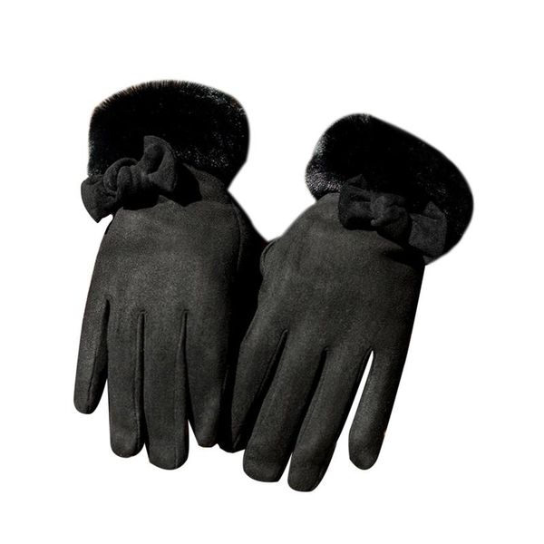 womens wool winter casual warm gloves thick anti-slip gloves full finger solid color elegant guantes mujer #yj, Blue;gray
womens wool winter casual warm gloves thick anti-slip gloves full finger solid color elegant guantes mujer #yj, Blue;gray