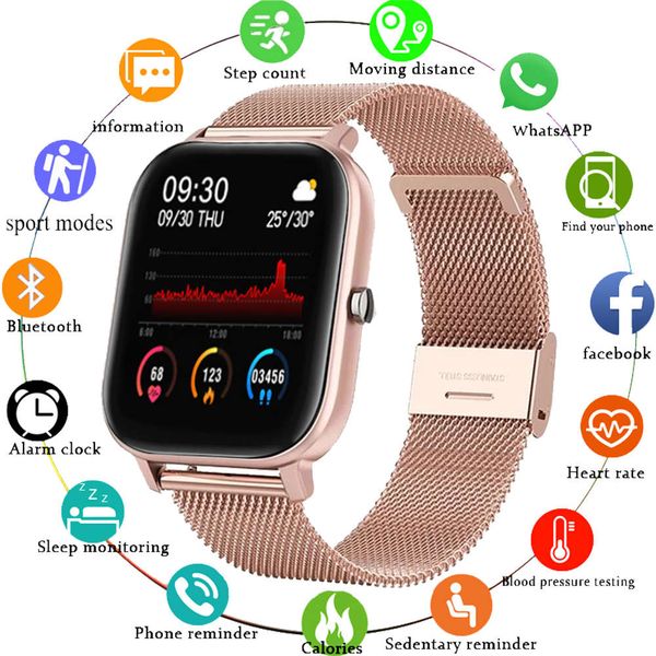 lige - men's women's sports smart watch, sports, waterproof, heart rate and blood prsure control, sleep information reminder, 2020
lige - men's women's sports smart watch, sports, waterproof, heart rate and blood prsure control, sleep information reminder, 2020