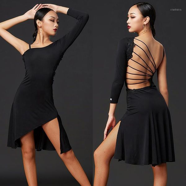 2020 latin dance dress female backless dresses tango salsa cha cha samba rumba dance practice latin dancewear dqs52541, Black;red
2020 latin dance dress female backless dresses tango salsa cha cha samba rumba dance practice latin dancewear dqs52541, Black;red