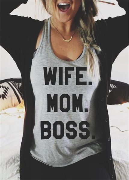 fashion wife mom letter print tank women summer ladies sleeveless casual loose t-shirts women tee shirt femme vest, White
fashion wife mom letter print tank women summer ladies sleeveless casual loose t-shirts women tee shirt femme vest, White