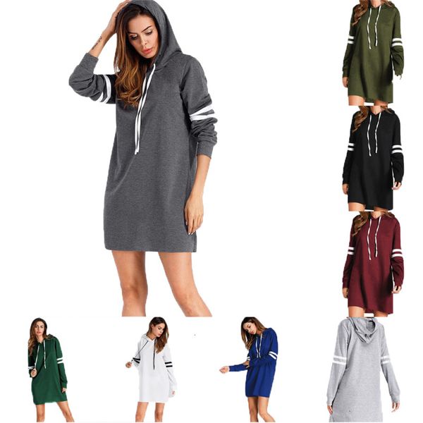 2021 new women hoodie dresses long sweatshirt pullover dress girl autumn winter casual party fashion long sleeve clothes t191118, Black
2021 new women hoodie dresses long sweatshirt pullover dress girl autumn winter casual party fashion long sleeve clothes t191118, Black