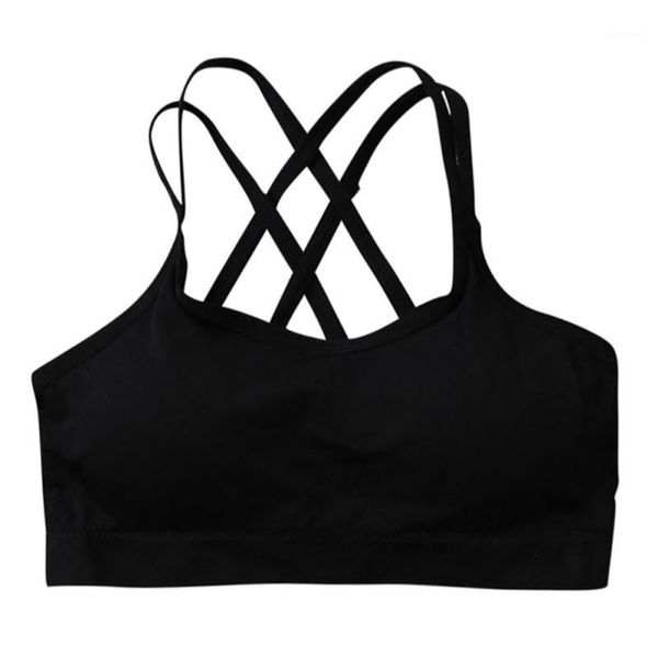 women sports push up bra gym female yoga brassiere criss cross crop underwear1, White;black
women sports push up bra gym female yoga brassiere criss cross crop underwear1, White;black