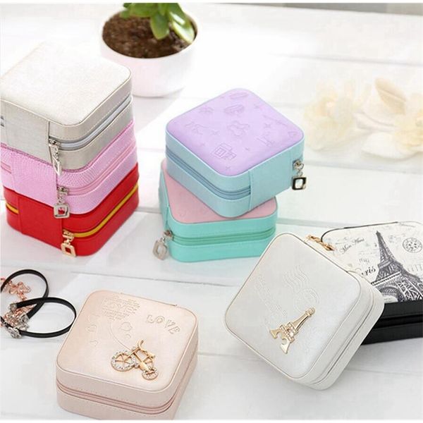 jewelry box earring necklace ring storage boxes pu leather jewelry case travel portable organizer ljjp745
jewelry box earring necklace ring storage boxes pu leather jewelry case travel portable organizer ljjp745