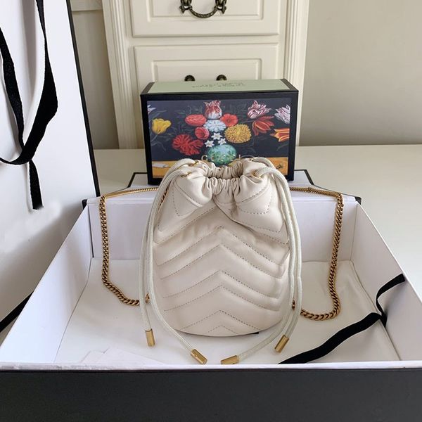 women's shoulder bag metal real leather famous handbag small bucket bag ladies fresh luxurys designe purses size 19cm with box black wh
women's shoulder bag metal real leather famous handbag small bucket bag ladies fresh luxurys designe purses size 19cm with box black wh