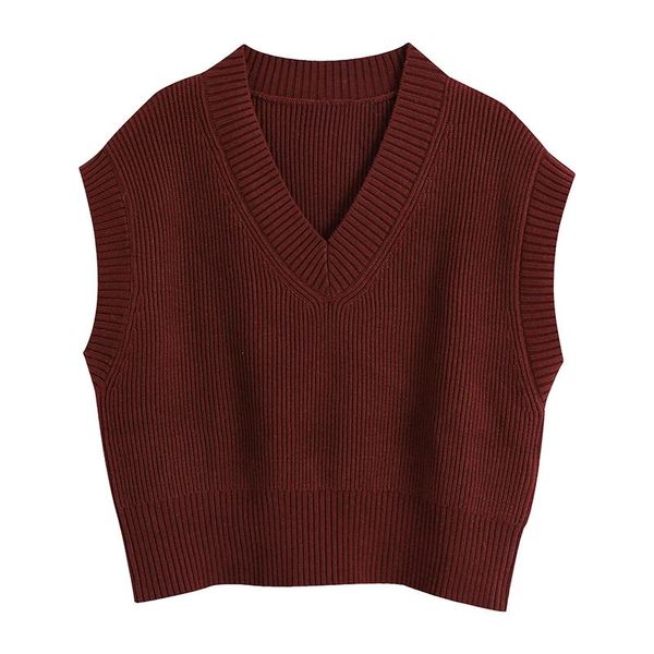 women's vests elina fashion autumn sleeveless short sweaters women elegant solid v neck sweater casual loose ladies, Black;white
women's vests elina fashion autumn sleeveless short sweaters women elegant solid v neck sweater casual loose ladies, Black;white