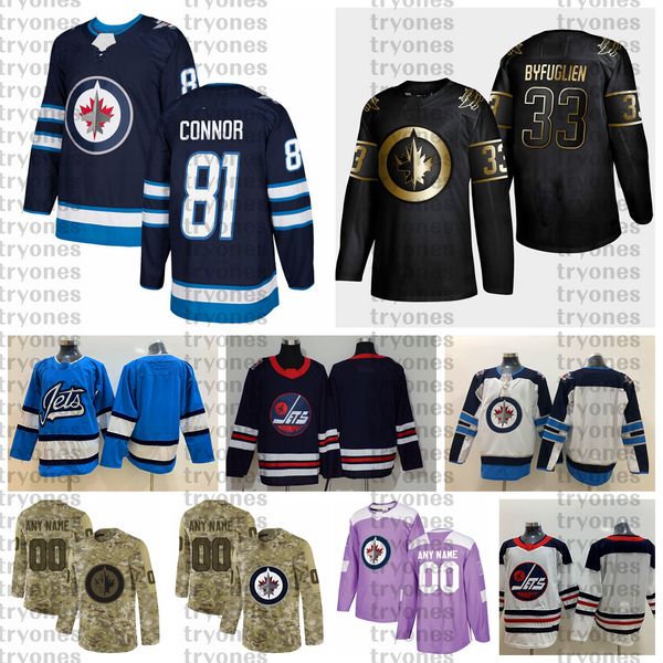 2021 customize #81 kyle connor winnipeg jets jerseys golden edition camo veterans day fights cancer custom stitched hockey jerseys, Black;red
2021 customize #81 kyle connor winnipeg jets jerseys golden edition camo veterans day fights cancer custom stitched hockey jerseys, Black;red