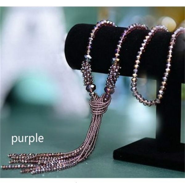 new fashion austrian crystal long beaded chain necklace jewelry tassel chokers for women gifts mix colors
new fashion austrian crystal long beaded chain necklace jewelry tassel chokers for women gifts mix colors