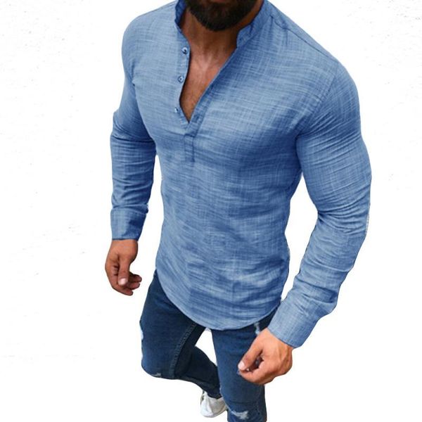 2020 men's shirt long sleeves v neck blouse summer casual slim fit tees male breathable linen shirts camisa masculina1, White;black
2020 men's shirt long sleeves v neck blouse summer casual slim fit tees male breathable linen shirts camisa masculina1, White;black