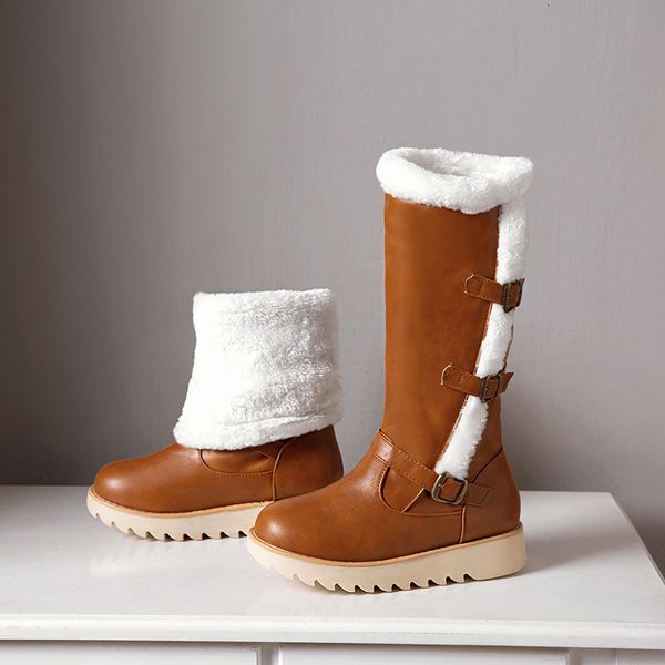 2021 new thick fur warm knee high winter snow boots women buckle round toe fashion comfortable flat shoes woman 15fy, Black
2021 new thick fur warm knee high winter snow boots women buckle round toe fashion comfortable flat shoes woman 15fy, Black