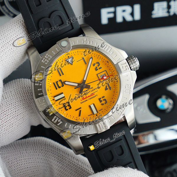 gf version 44mm yellow dial titanium case a17331101i1s2 mens watch eta2824-2 automatic mechanical rubber strap sapphire brand watches, Slivery;brown
gf version 44mm yellow dial titanium case a17331101i1s2 mens watch eta2824-2 automatic mechanical rubber strap sapphire brand watches, Slivery;brown