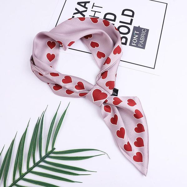 scarves color printing decoration scarf peach heart sweet small silk decorative female multi-function lazy, Blue;gray
scarves color printing decoration scarf peach heart sweet small silk decorative female multi-function lazy, Blue;gray