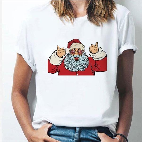 new fashion women t shirt funny santa print punk style female tshirts christmas women t shirts clothes camiseta mujer, White
new fashion women t shirt funny santa print punk style female tshirts christmas women t shirts clothes camiseta mujer, White