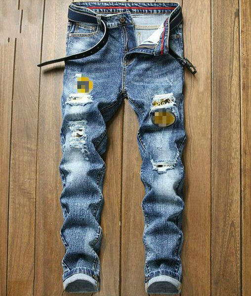 21ss men's france brand designers jeans distressed ripped slim fit motorcycle biker denim pants mens leisure fashion jeans h102, Blue
21ss men's france brand designers jeans distressed ripped slim fit motorcycle biker denim pants mens leisure fashion jeans h102, Blue