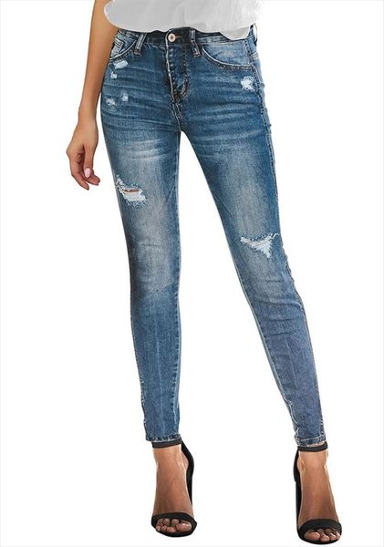 2020 high waist jeans for women slim stretch ripped distressed denim jean bodycon tassel skinny push up jeans trousers woman, Blue
2020 high waist jeans for women slim stretch ripped distressed denim jean bodycon tassel skinny push up jeans trousers woman, Blue
