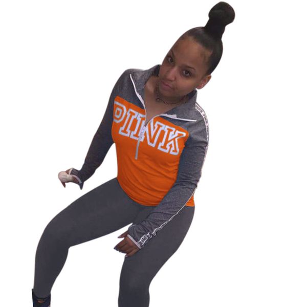 2021 new pink sport shredded letter suit with female zipper active ensemble sweatsuit two fitness garments lq0d, Gray
2021 new pink sport shredded letter suit with female zipper active ensemble sweatsuit two fitness garments lq0d, Gray