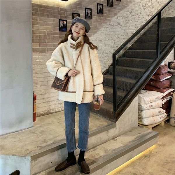 cashmere cardigan coat women's 2020 new autumn / winter high collar design buckle belt thickening ins fashionable i48j, Black
cashmere cardigan coat women's 2020 new autumn / winter high collar design buckle belt thickening ins fashionable i48j, Black