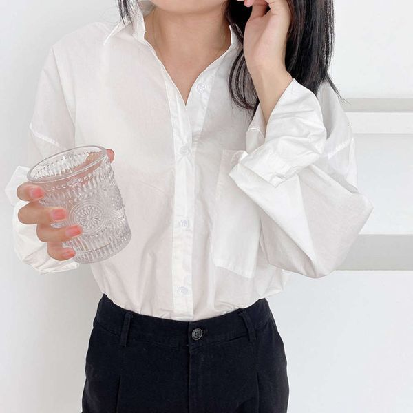 homemade french large pocket solid color lapel shirt for women's autumn 2020 new korean loose casual top, White
homemade french large pocket solid color lapel shirt for women's autumn 2020 new korean loose casual top, White