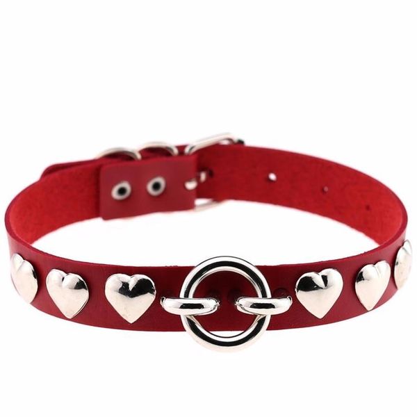 kmvexo fashion chocker gothic jewelry metal round leather heart choker necklace gift for women girls punk rivets neck qylhdp, White
kmvexo fashion chocker gothic jewelry metal round leather heart choker necklace gift for women girls punk rivets neck qylhdp, White