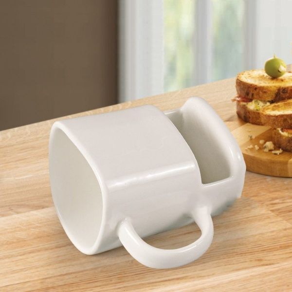 factory price250ml ceramic mug white coffee biscuits milk dessert tea cup side cookie pockets holder for home office
factory price250ml ceramic mug white coffee biscuits milk dessert tea cup side cookie pockets holder for home office
