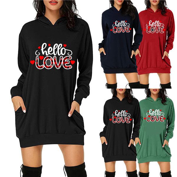 loose women sweatshirts dresses letter pattern long sleeve hooded pockets casual dress autumn winter women clothes 2021, Black;gray
loose women sweatshirts dresses letter pattern long sleeve hooded pockets casual dress autumn winter women clothes 2021, Black;gray
